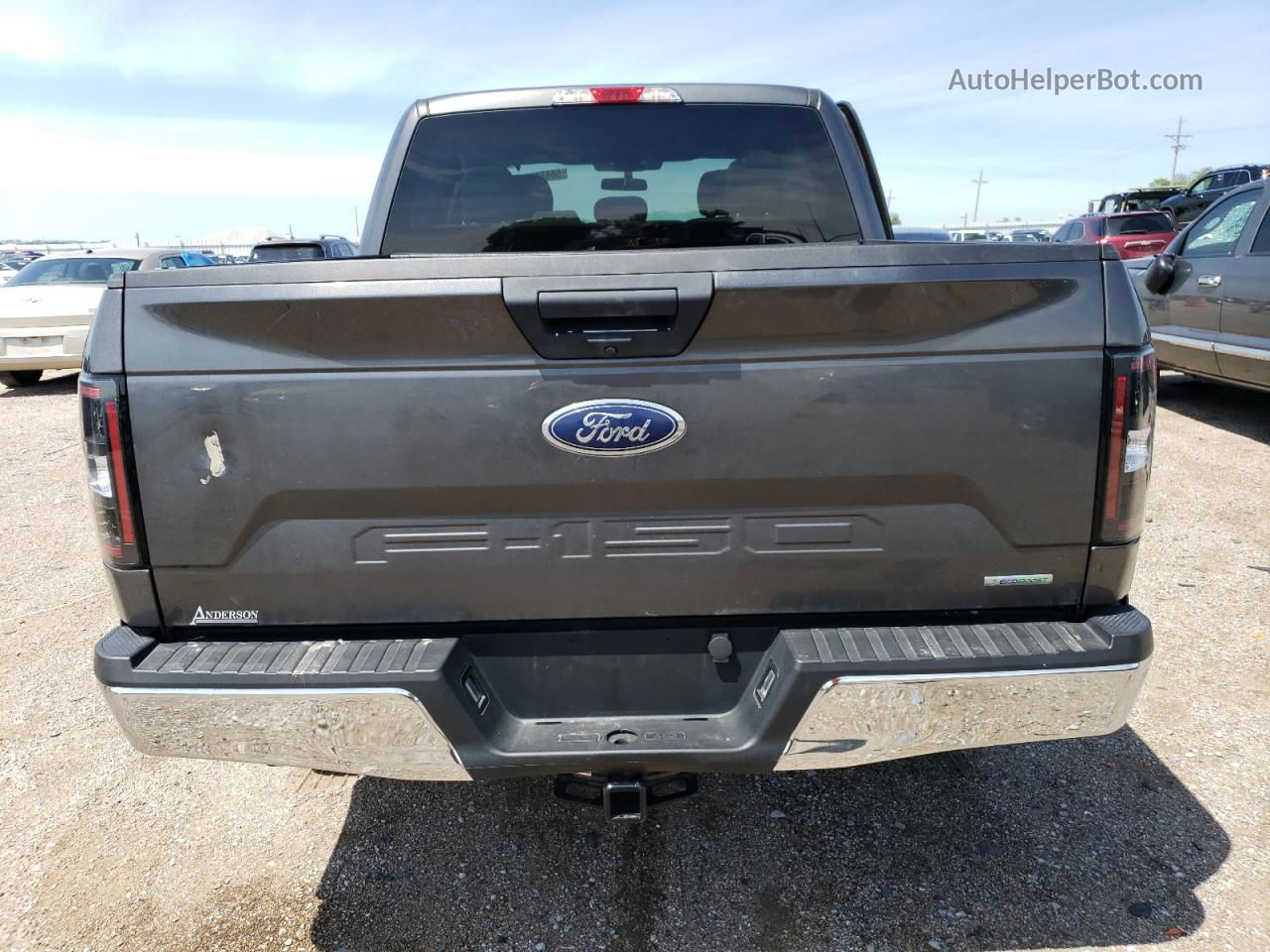 2019 Ford F150 Supercrew Gray vin: 1FTEW1E5XKKC38900