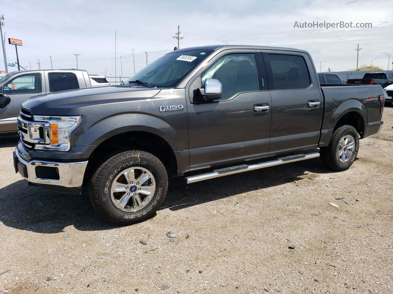 2019 Ford F150 Supercrew Gray vin: 1FTEW1E5XKKC38900