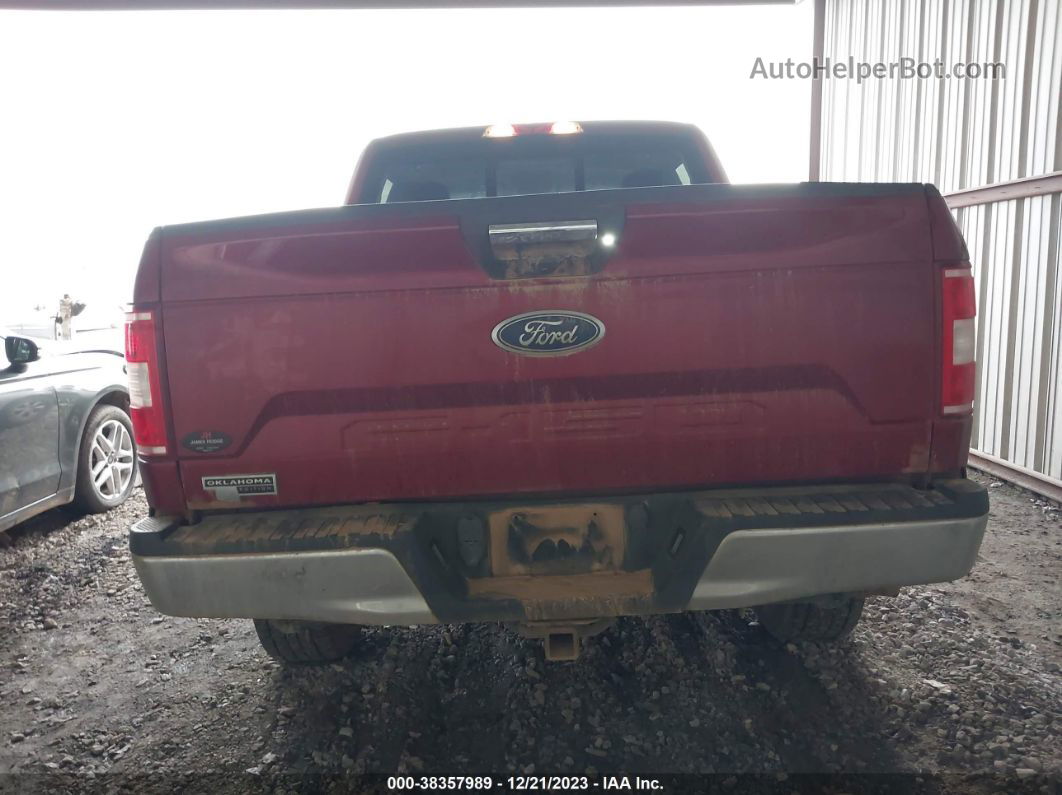 2019 Ford F-150 Xlt Red vin: 1FTEW1E5XKKC68060