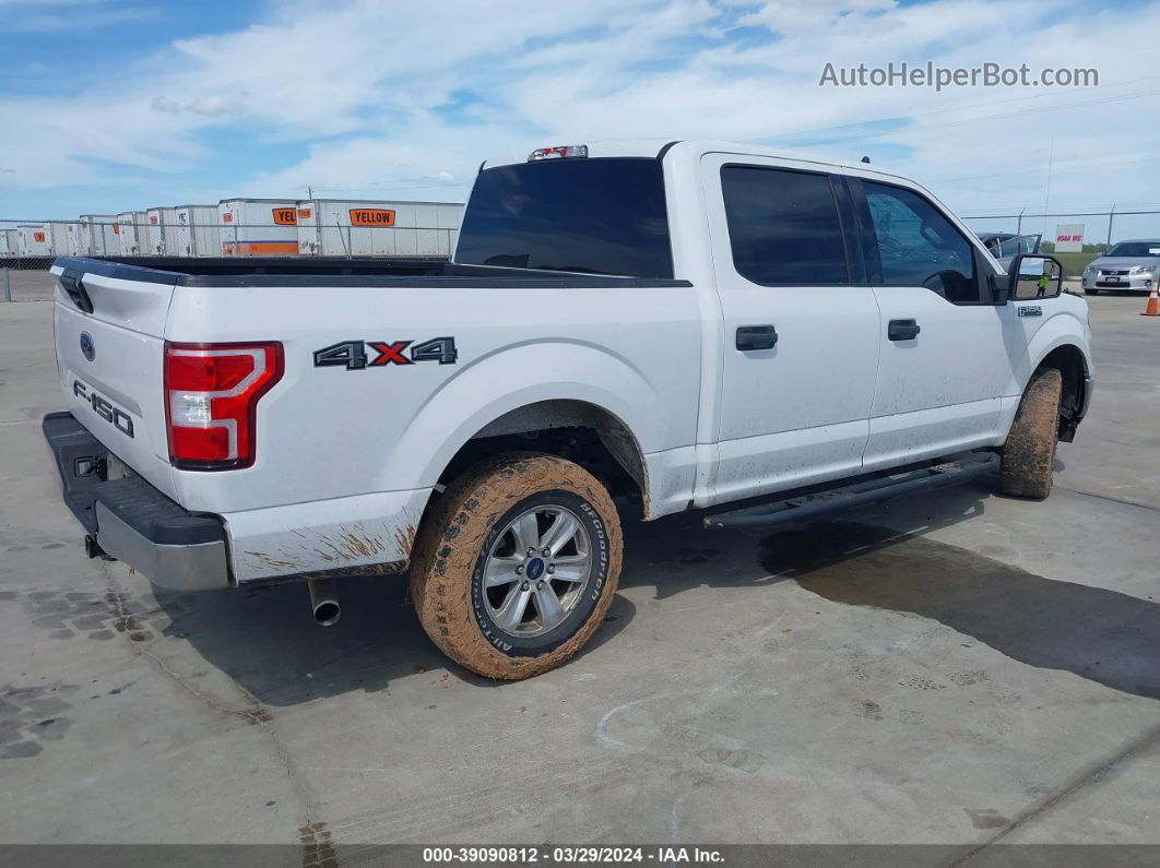 2019 Ford F150 Supercrew White vin: 1FTEW1E5XKKD06662