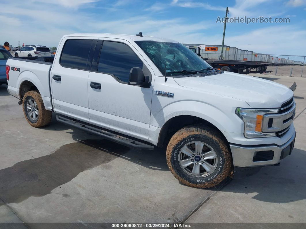 2019 Ford F150 Supercrew White vin: 1FTEW1E5XKKD06662