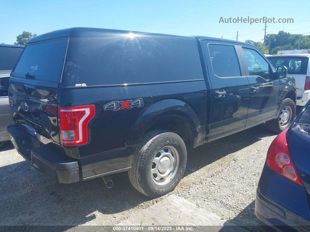 2017 Ford F-150 Xl/xlt Black vin: 1FTEW1E81HFC06204