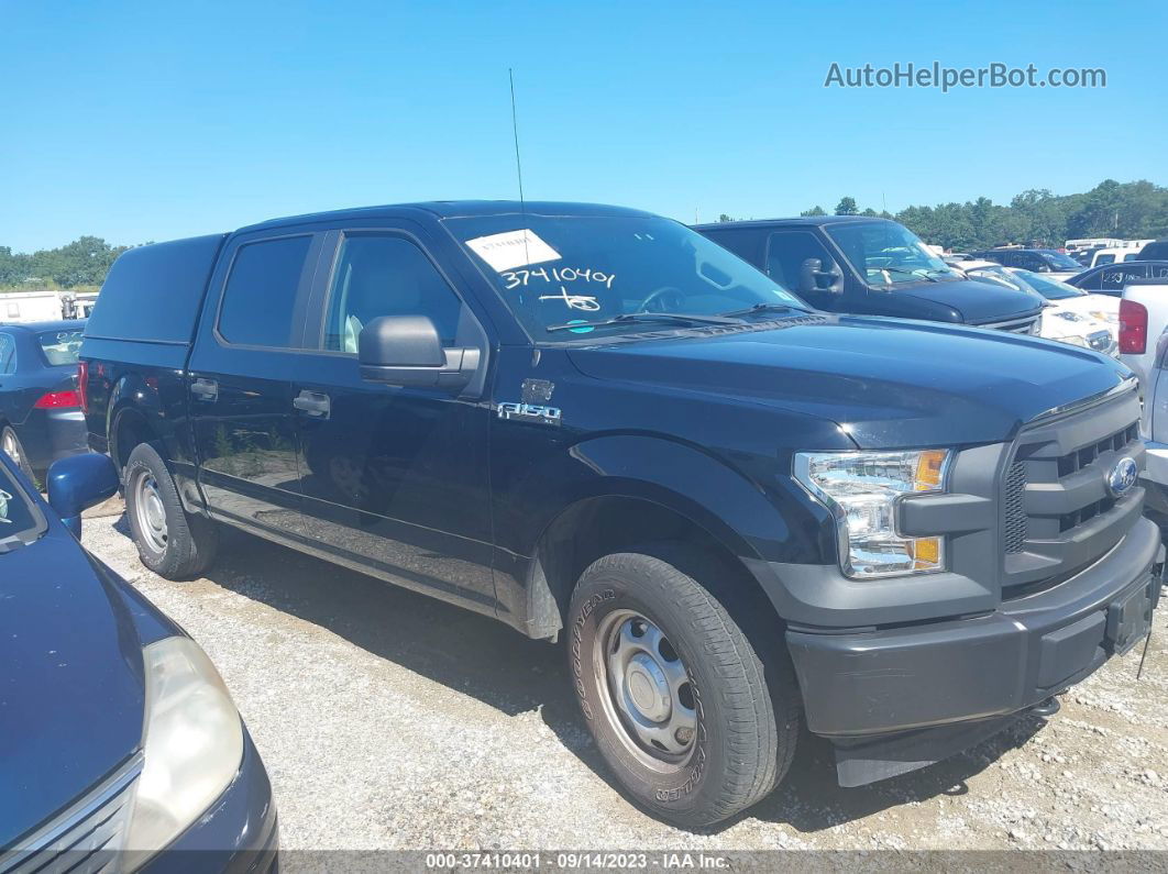 2017 Ford F-150 Xl/xlt Black vin: 1FTEW1E81HFC06204