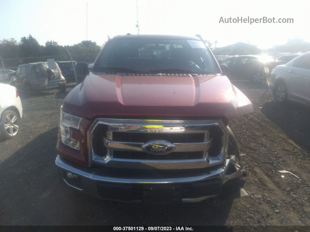 2017 Ford F-150 Xl/xlt Red vin: 1FTEW1E81HFC12097