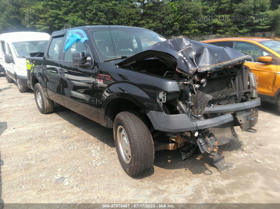 2010 Ford F-150 Xl/xlt Black vin: 1FTEW1E83AFD08089