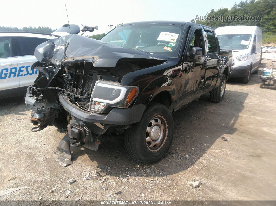 2010 Ford F-150 Xl/xlt Black vin: 1FTEW1E83AFD08089