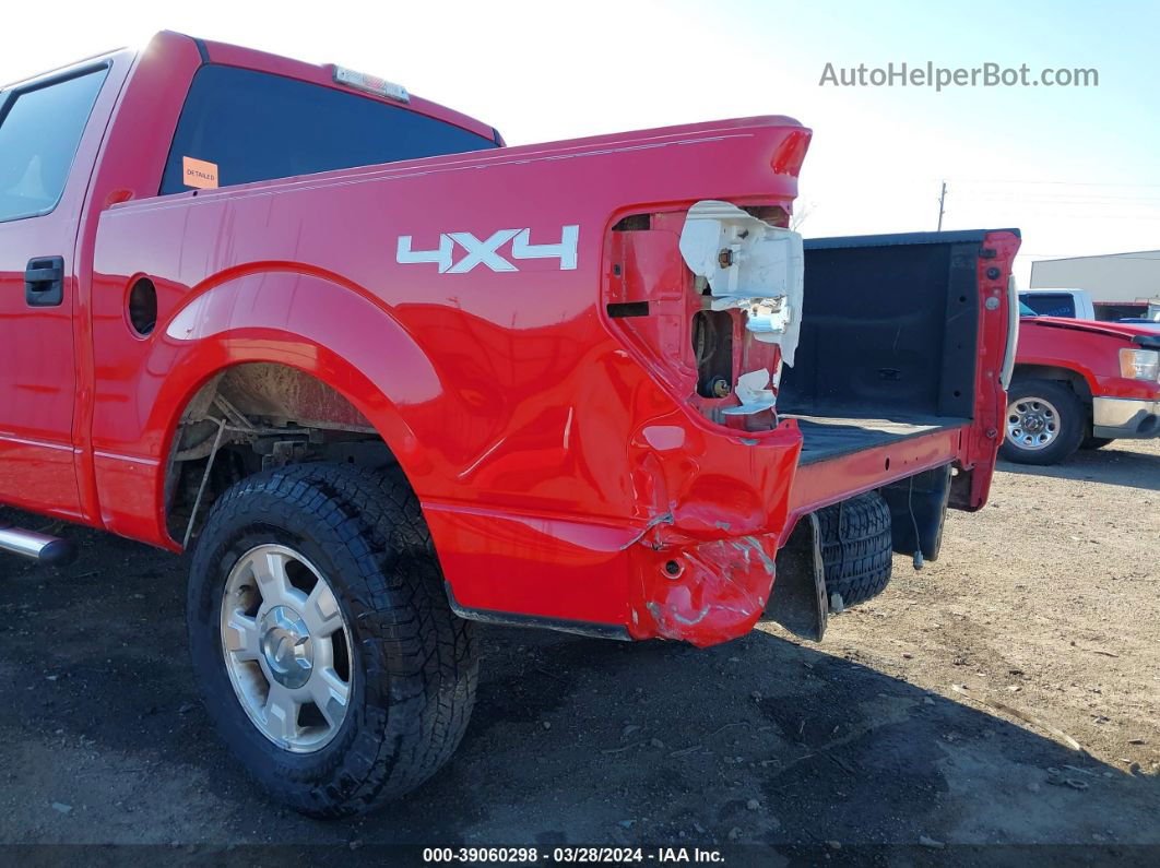 2010 Ford F-150 Xl/xlt Red vin: 1FTEW1E86AKE23955