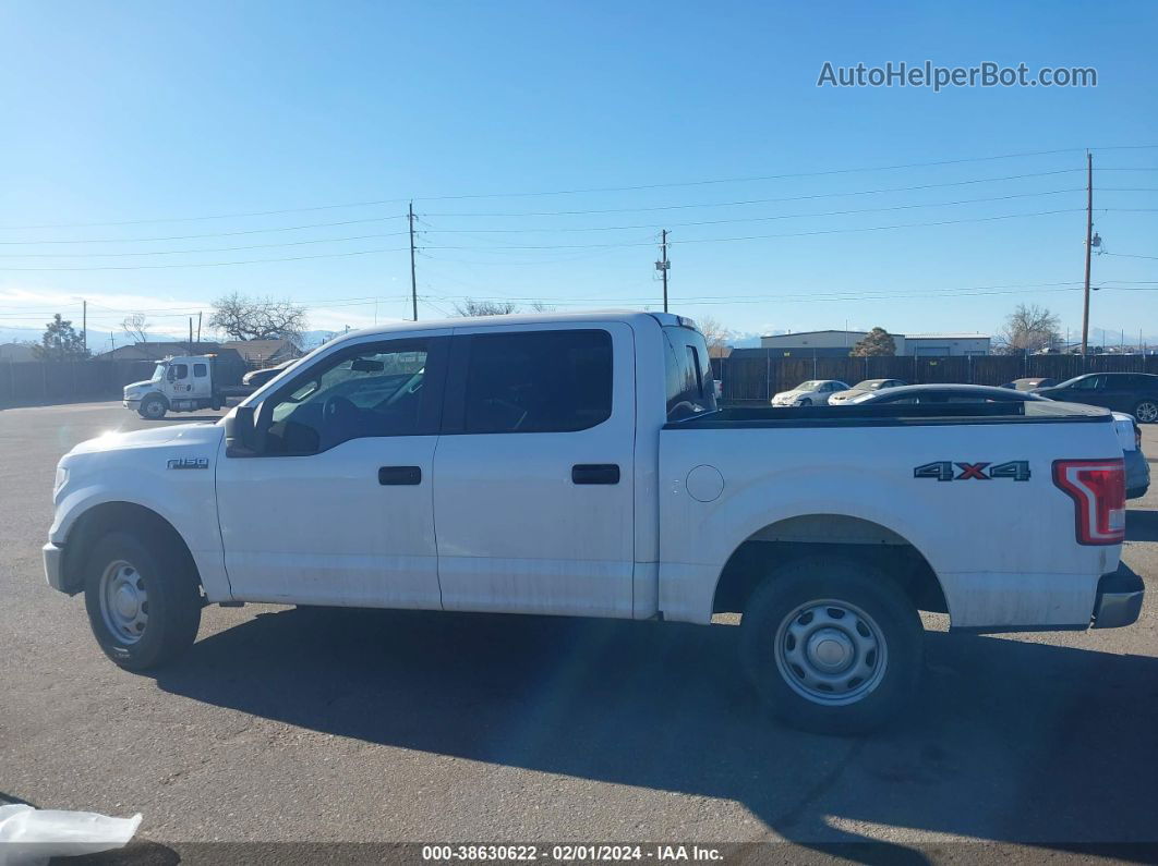 2017 Ford F-150 Xl White vin: 1FTEW1E86HKE40121