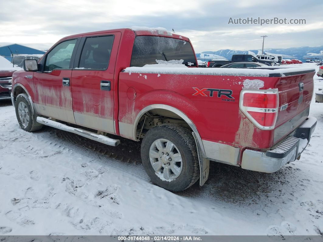 2010 Ford F-150 Xlt Red vin: 1FTEW1E87AFB80472