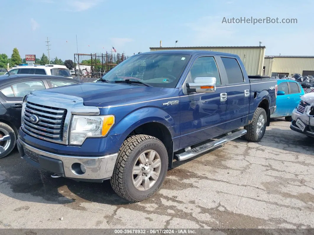 2010 Ford F-150 Xl/xlt Blue vin: 1FTEW1E88AFA36154