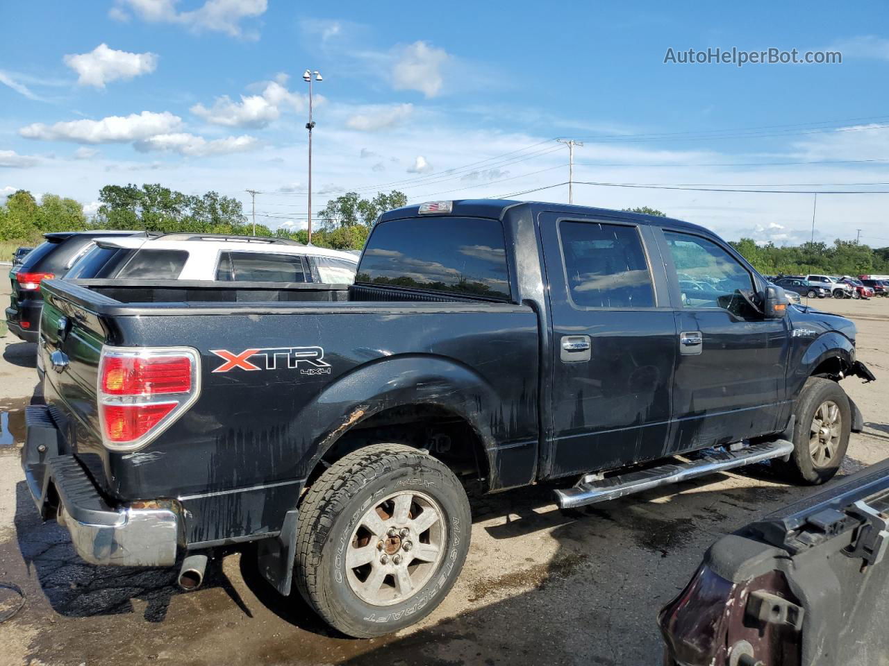 2010 Ford F150 Supercrew Black vin: 1FTEW1E88AFD46076