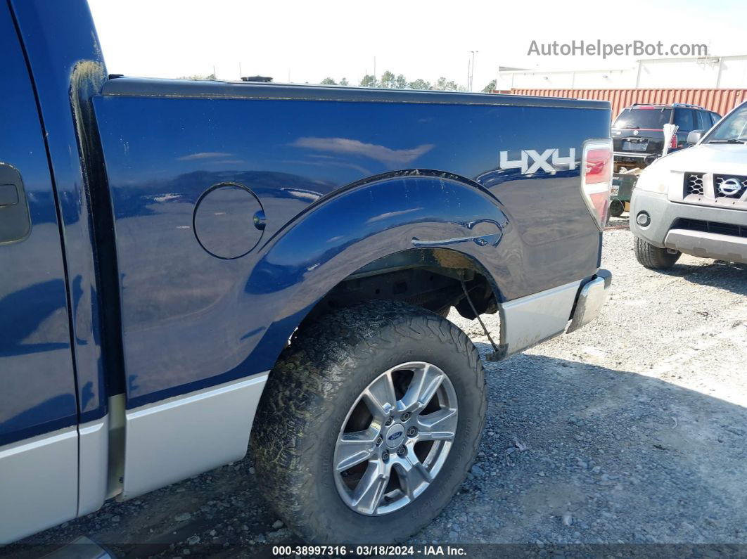 2010 Ford F-150 Xlt Blue vin: 1FTEW1E8XAFC74975