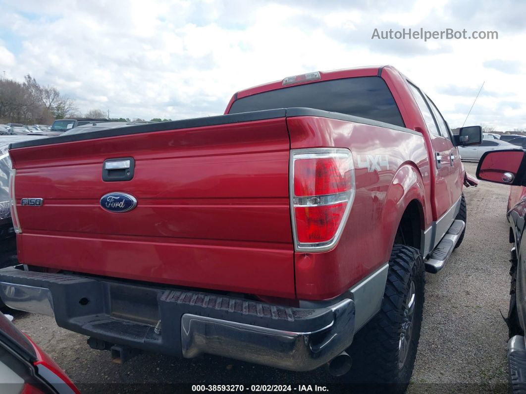 2010 Ford F-150 Xl/xlt Red vin: 1FTEW1E8XAFD18067