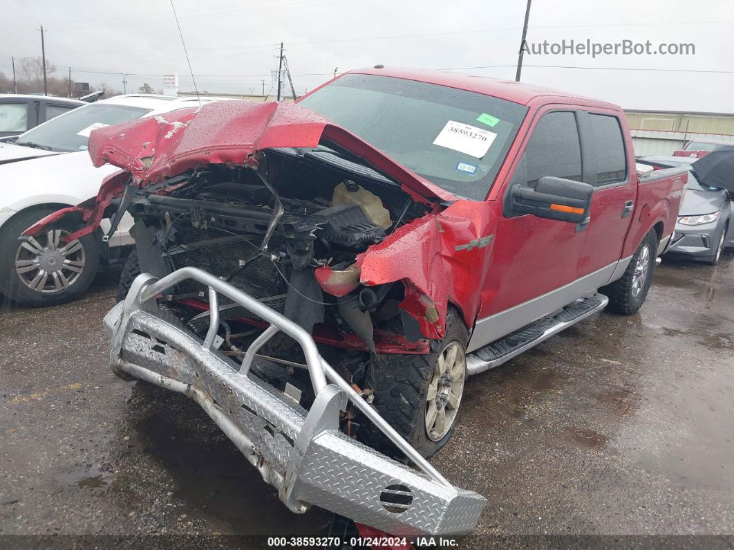 2010 Ford F-150 Xl/xlt Red vin: 1FTEW1E8XAFD18067