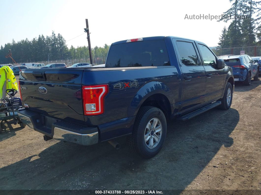 2017 Ford F-150 Xl/xlt Blue vin: 1FTEW1E8XHKD16594