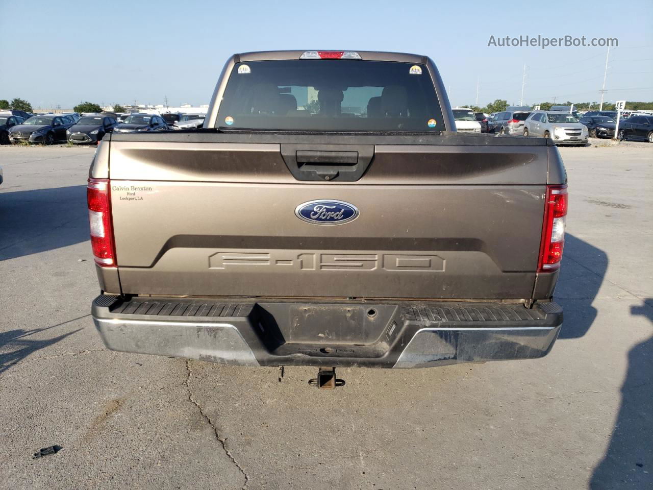 2018 Ford F150 Supercrew Brown vin: 1FTEW1EB2JFD16180