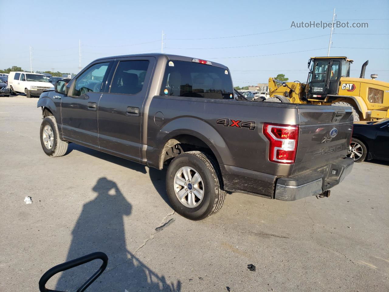 2018 Ford F150 Supercrew Коричневый vin: 1FTEW1EB2JFD16180