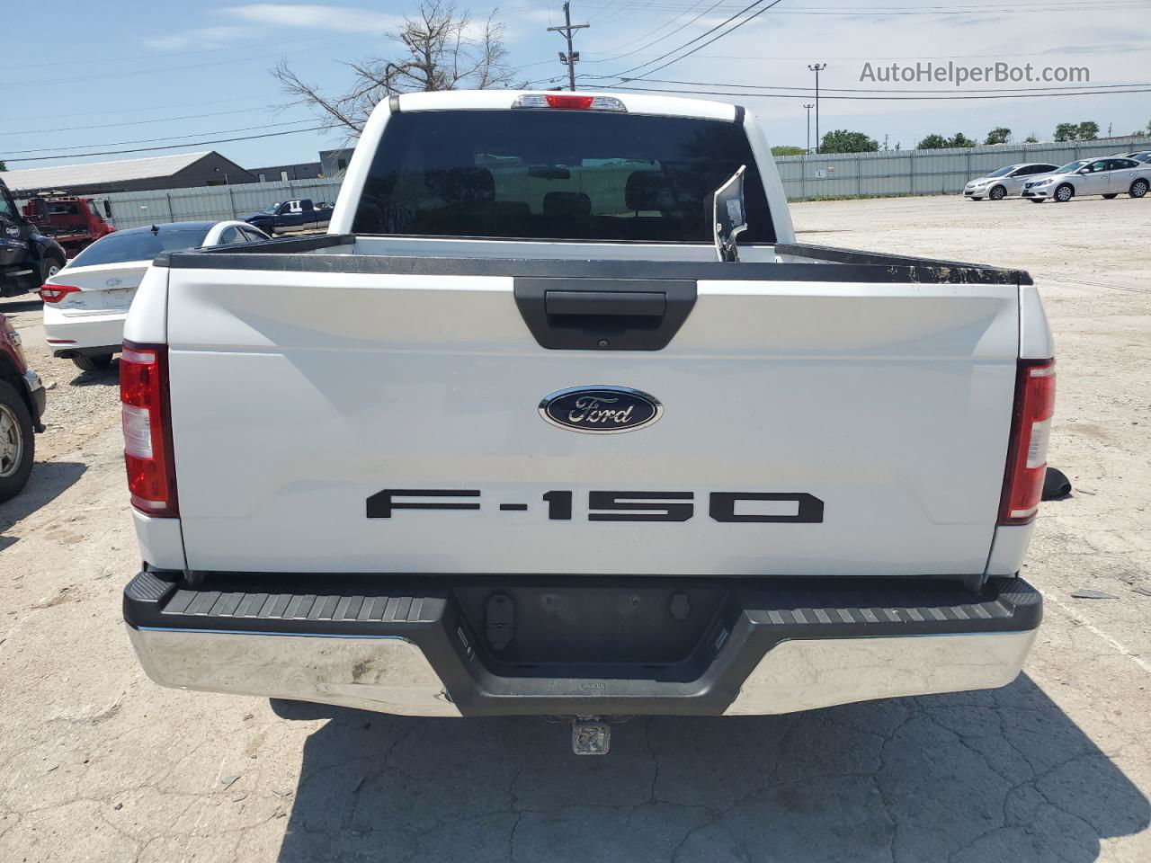 2018 Ford F150 Supercrew White vin: 1FTEW1EB4JFB06342