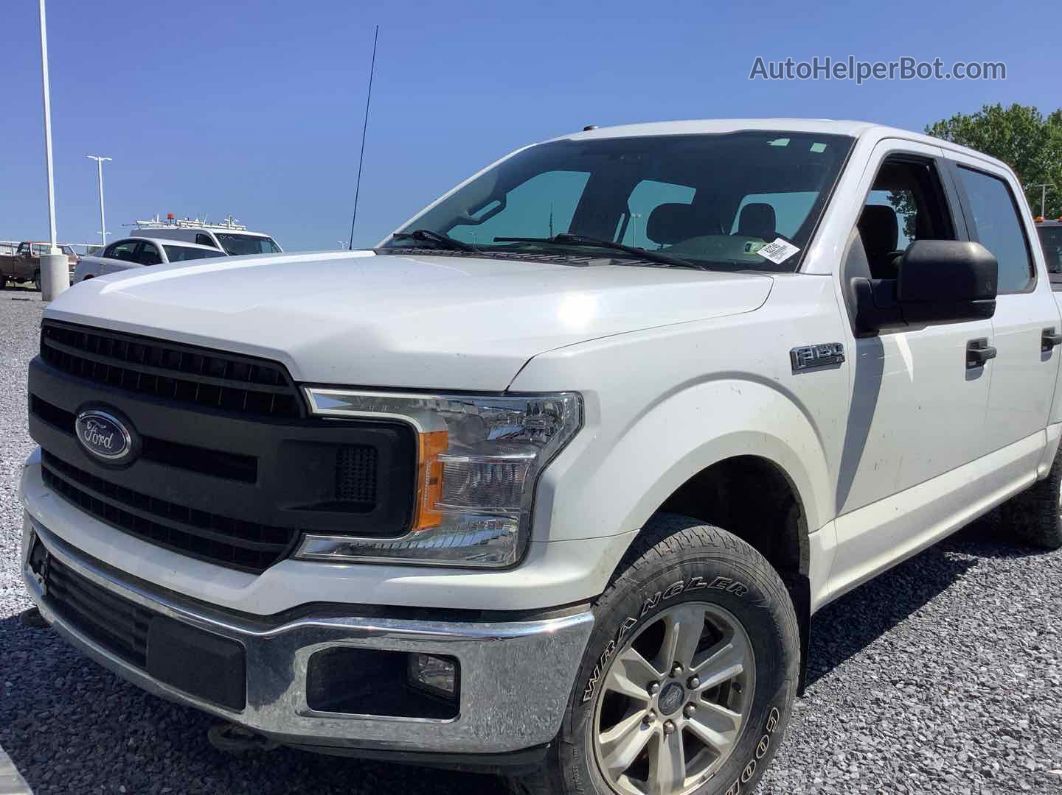 2018 Ford F-150 Xl White vin: 1FTEW1EB5JKF67198