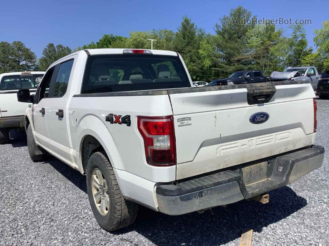 2018 Ford F-150 Xl White vin: 1FTEW1EB5JKF67198