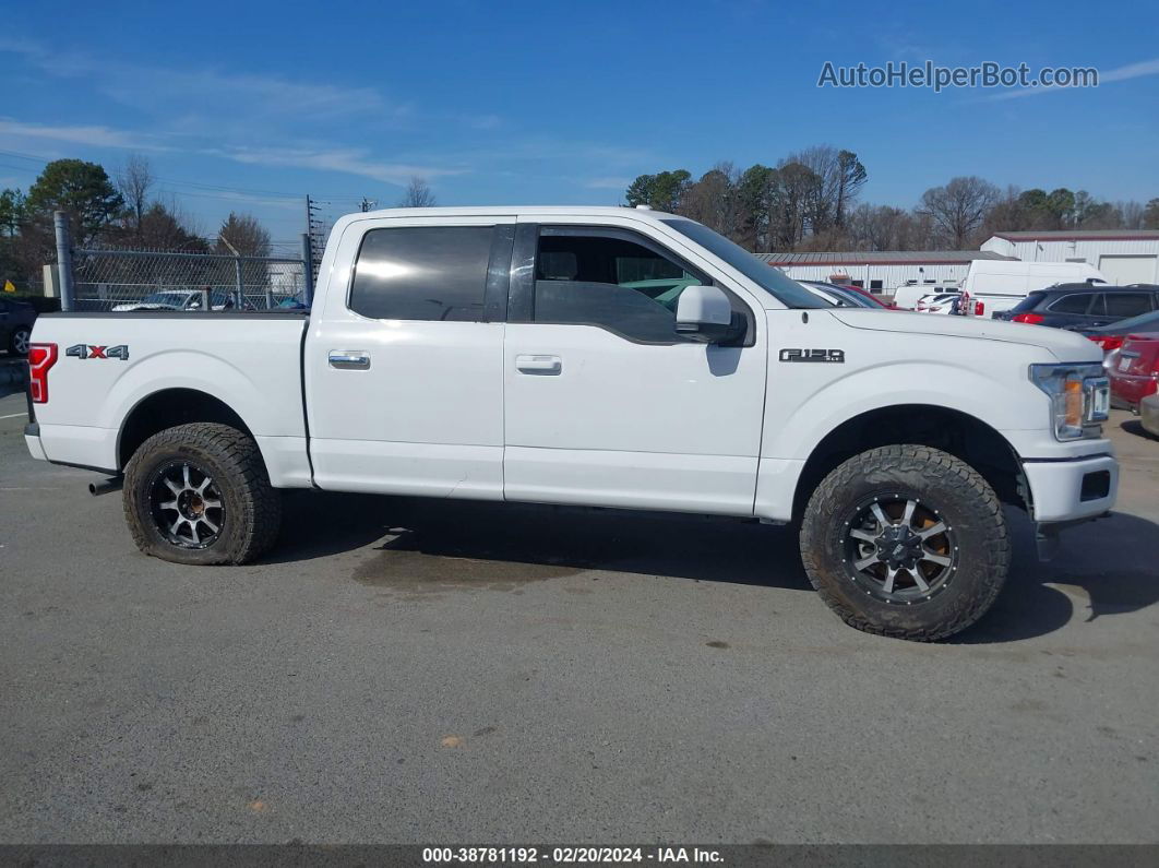 2019 Ford F-150 Xlt White vin: 1FTEW1EB5KFB49833