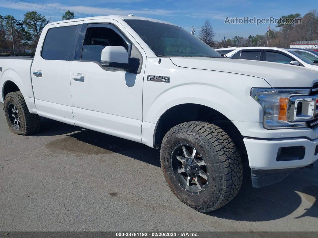 2019 Ford F-150 Xlt White vin: 1FTEW1EB5KFB49833