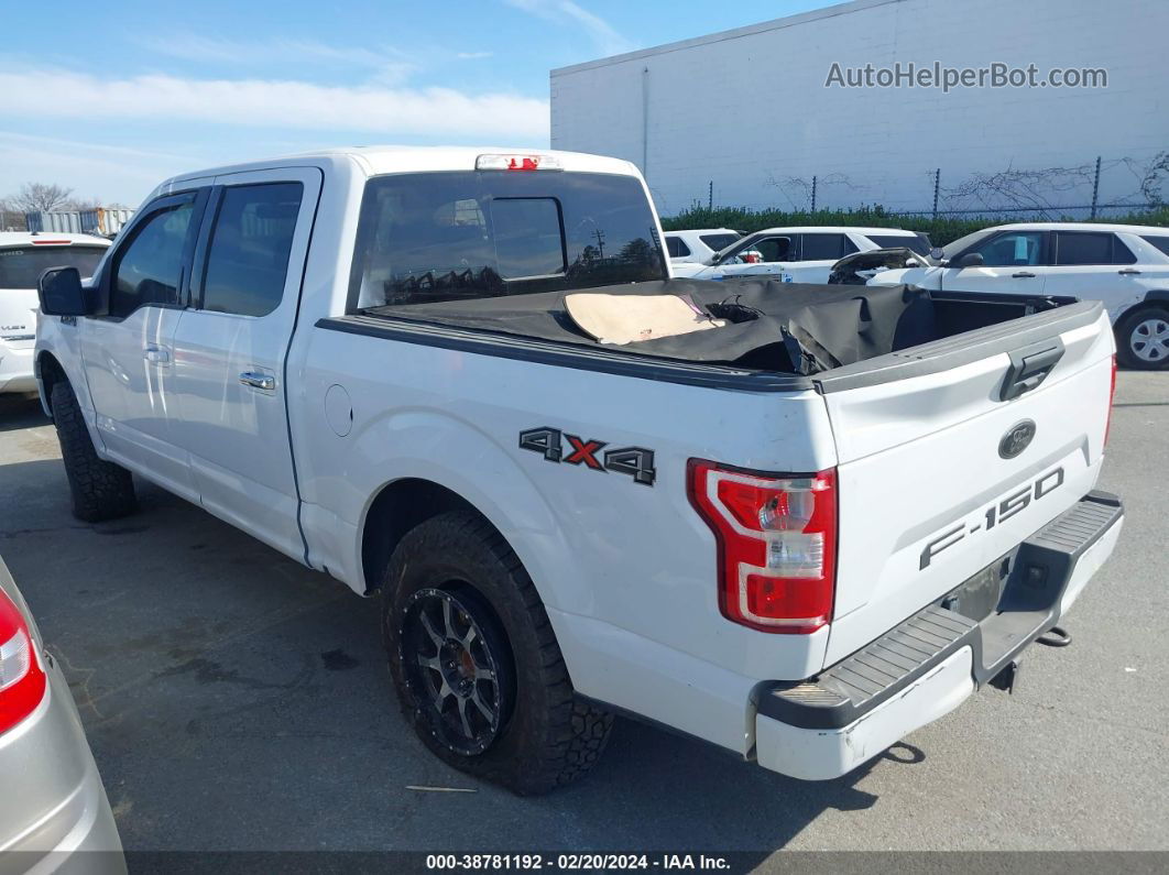 2019 Ford F-150 Xlt White vin: 1FTEW1EB5KFB49833