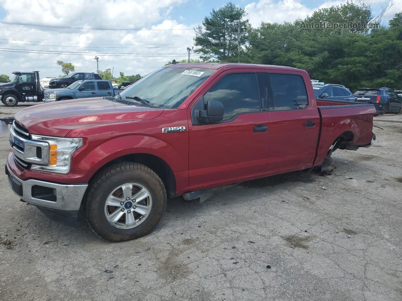 2019 Ford F150 Supercrew Black vin: 1FTEW1EB5KFD17518