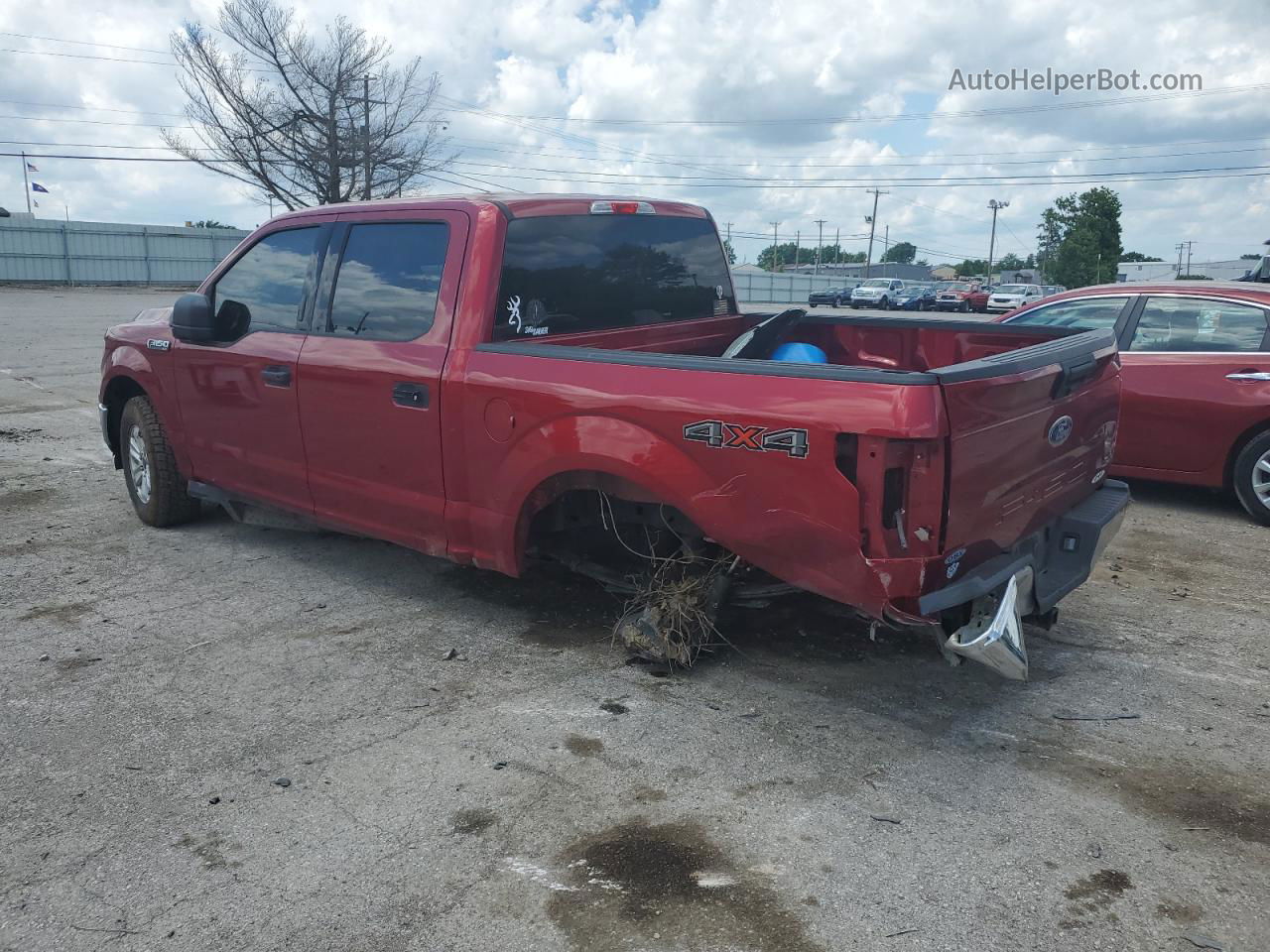 2019 Ford F150 Supercrew Черный vin: 1FTEW1EB5KFD17518