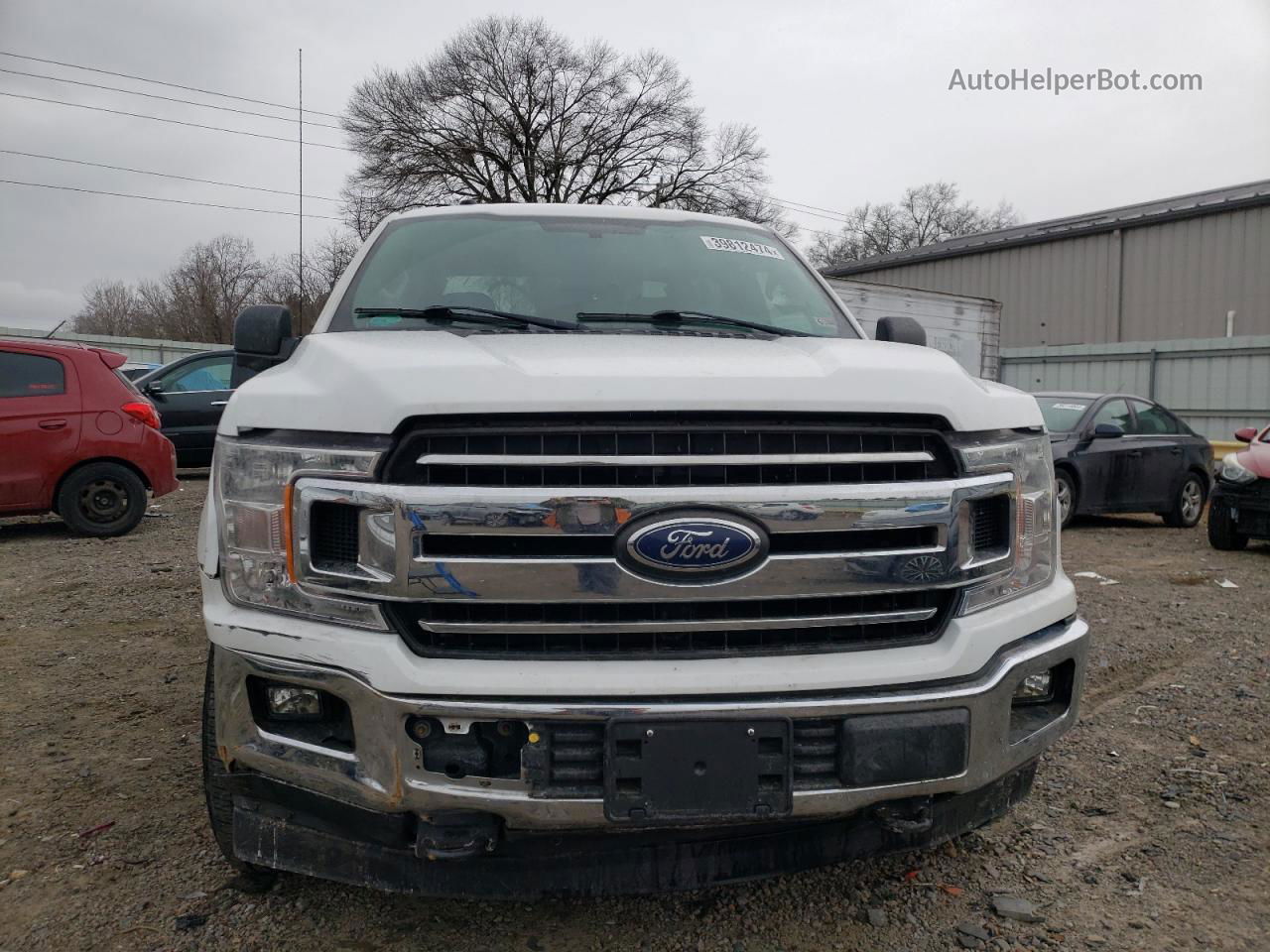 2018 Ford F150 Supercrew White vin: 1FTEW1EB6JFB31338