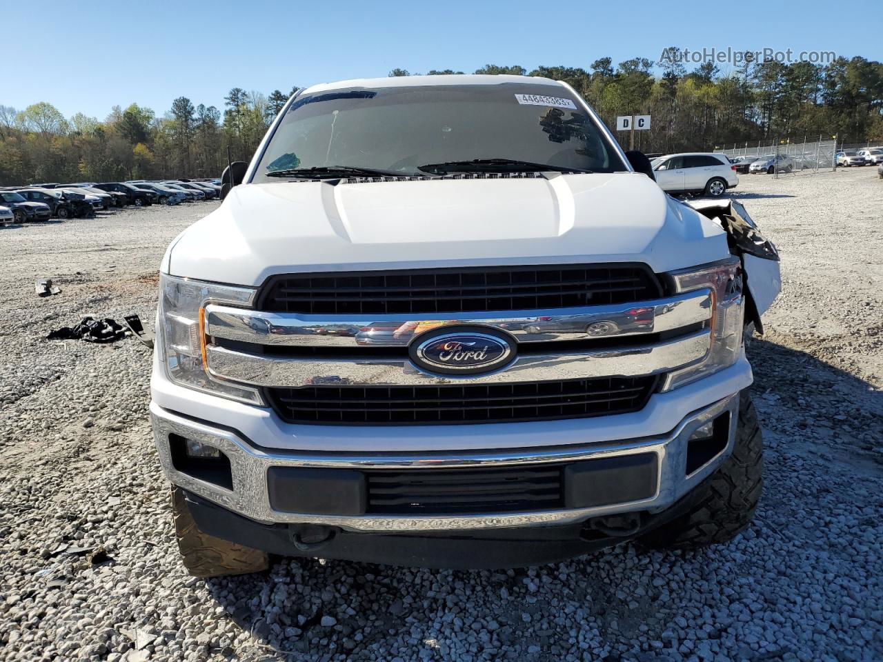 2018 Ford F150 Supercrew White vin: 1FTEW1EB6JFD96499