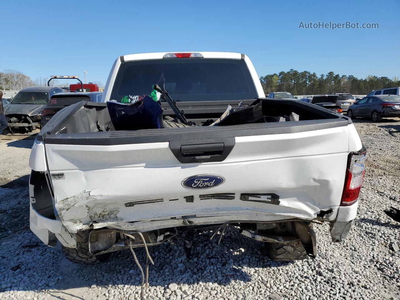 2018 Ford F150 Supercrew White vin: 1FTEW1EB6JFD96499