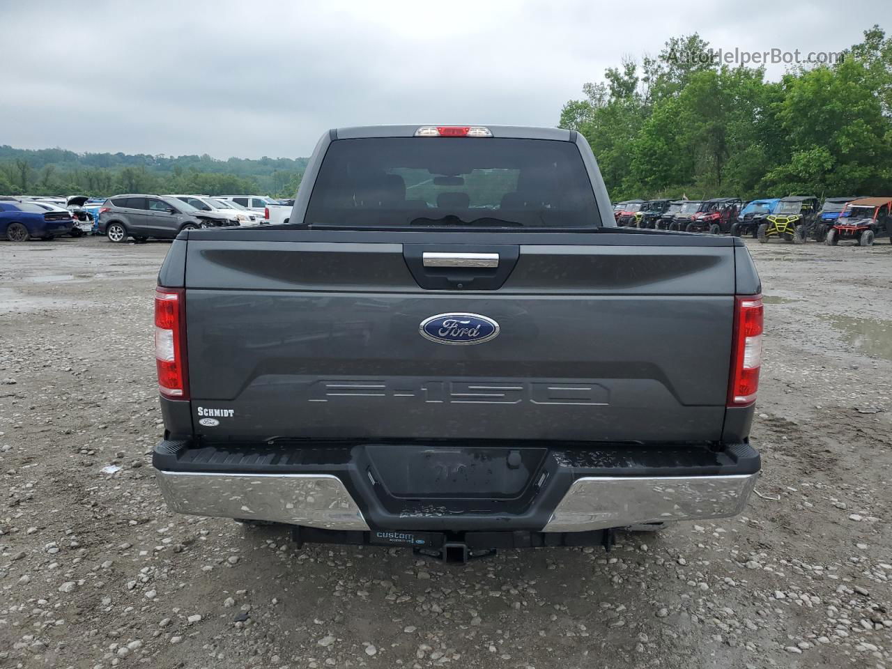 2019 Ford F150 Supercrew Gray vin: 1FTEW1EB7KFB84339