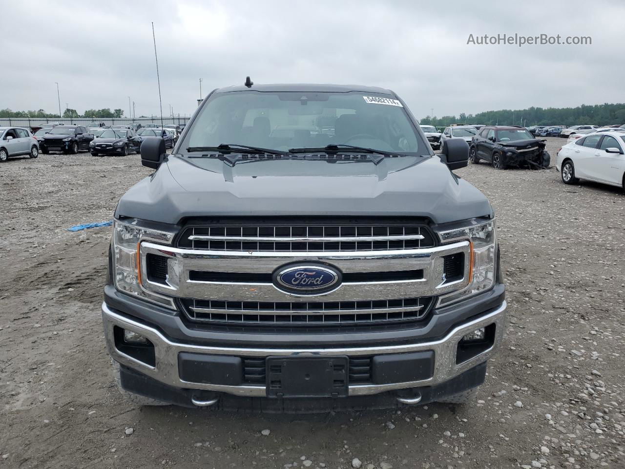 2019 Ford F150 Supercrew Gray vin: 1FTEW1EB7KFB84339