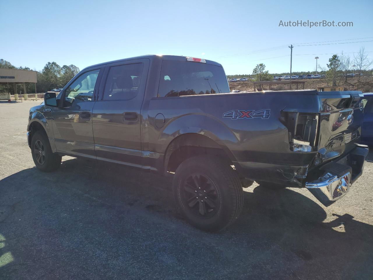 2019 Ford F150 Supercrew Gray vin: 1FTEW1EB7KFC11023