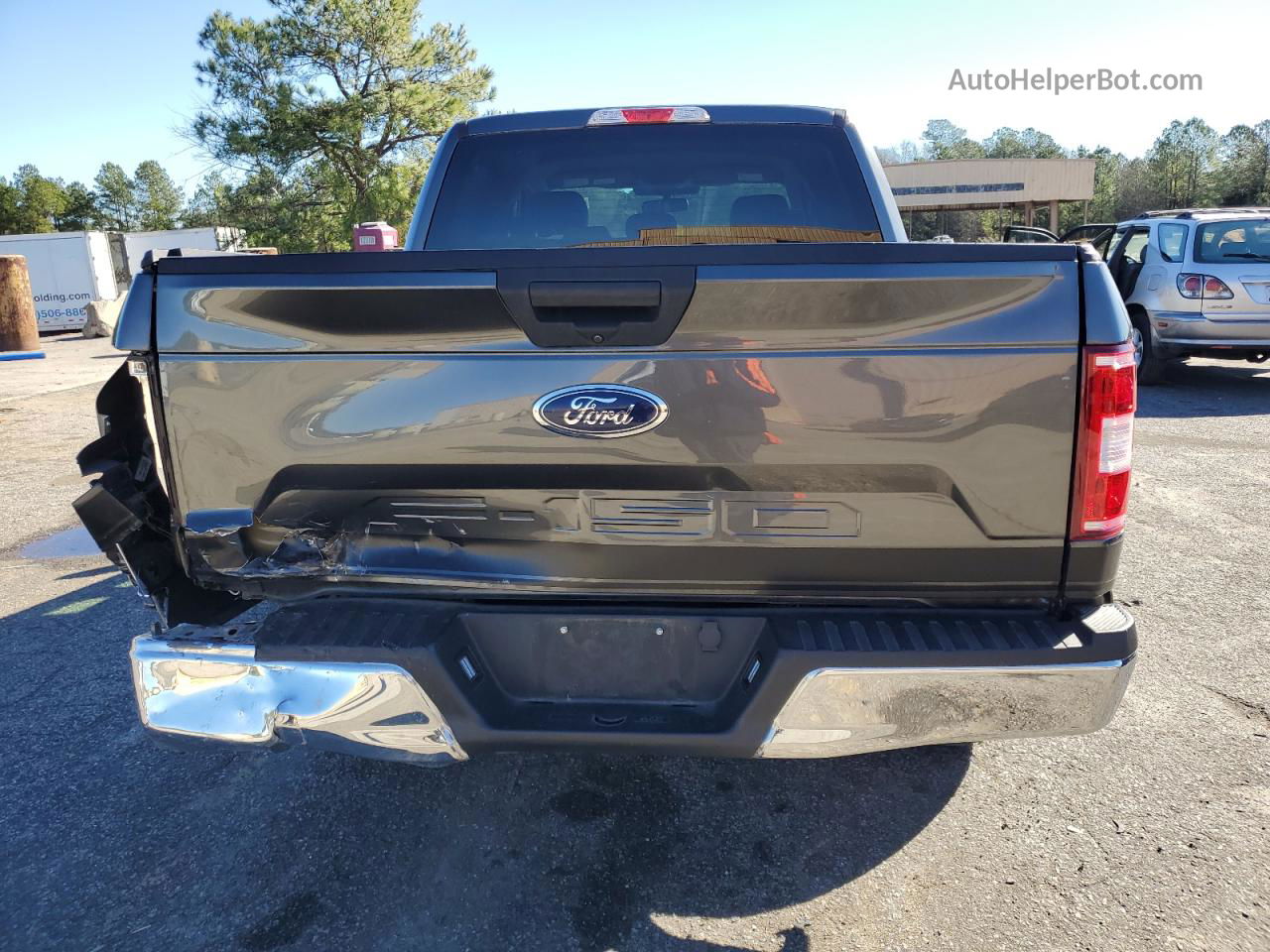 2019 Ford F150 Supercrew Gray vin: 1FTEW1EB7KFC11023