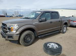 2018 Ford F150 Supercrew Brown vin: 1FTEW1EB8JFA82286