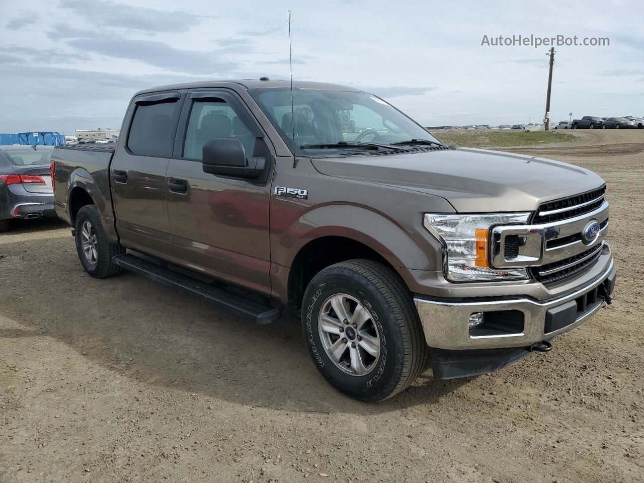 2018 Ford F150 Supercrew Brown vin: 1FTEW1EB8JFA82286