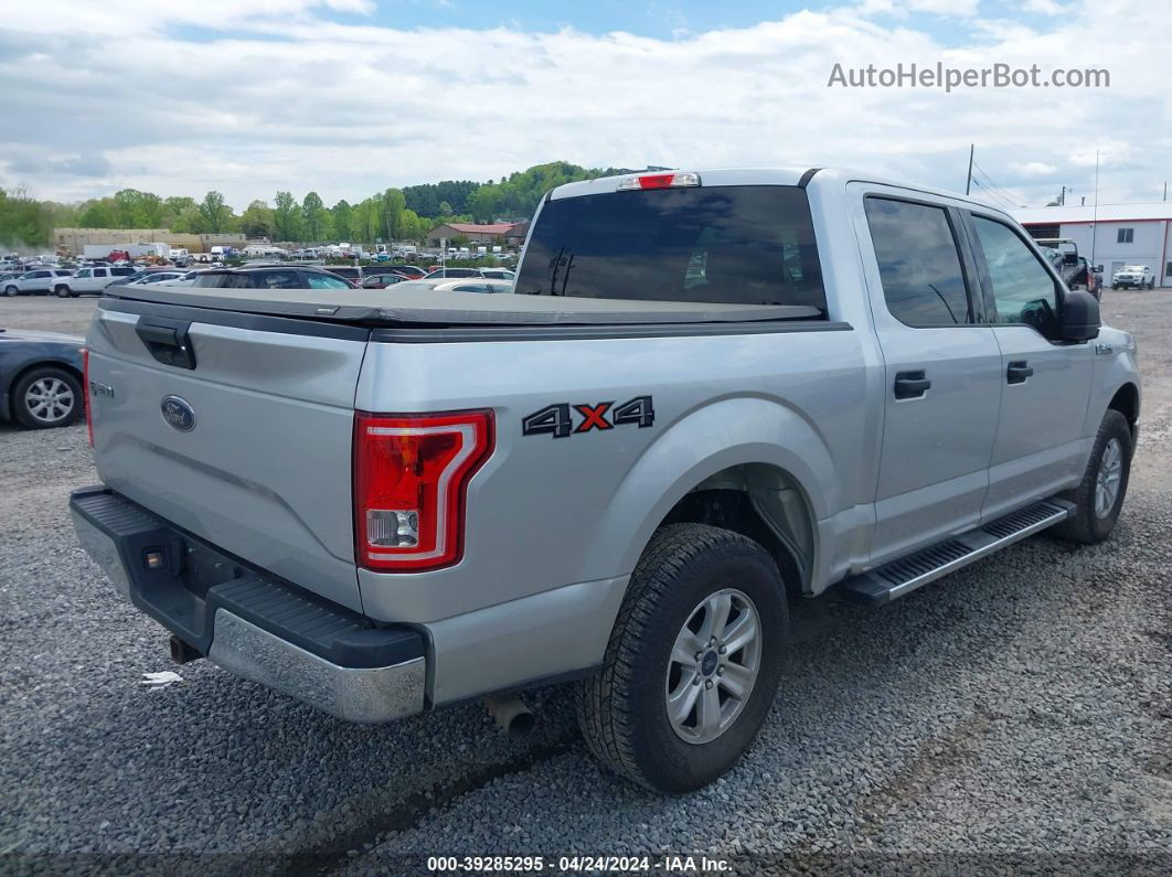 2017 Ford F-150 Xlt Silver vin: 1FTEW1EF0HFA63759