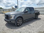 2017 Ford F150 Supercrew Gray vin: 1FTEW1EF1HFC49634