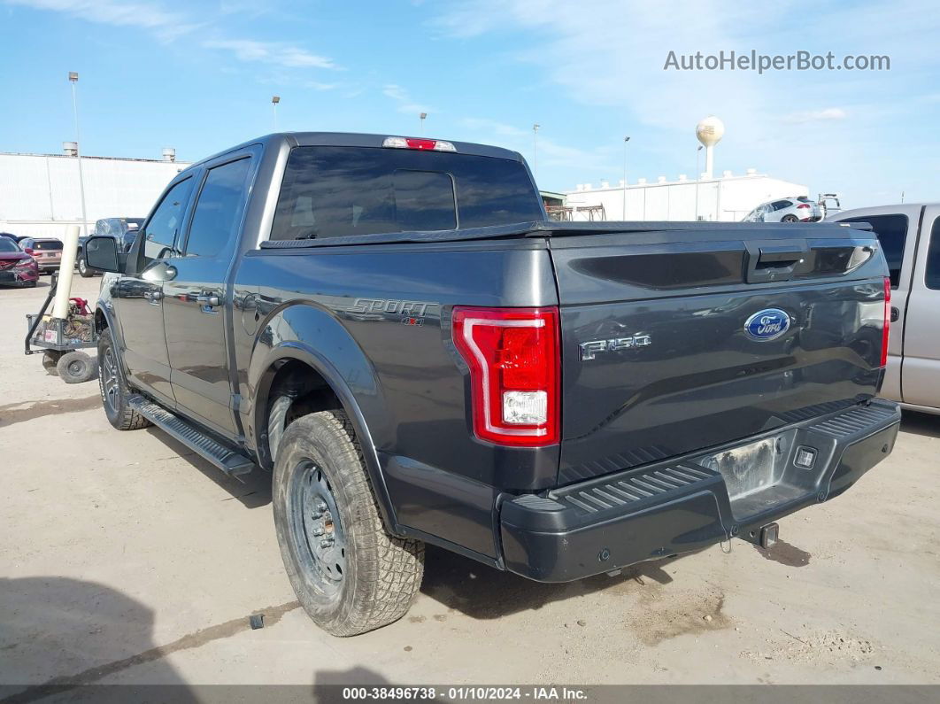 2017 Ford F-150 Xlt Gray vin: 1FTEW1EF1HFC90037