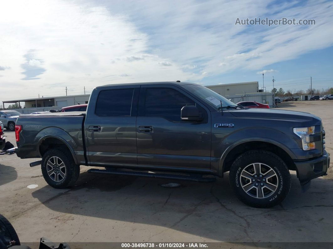 2017 Ford F-150 Xlt Gray vin: 1FTEW1EF1HFC90037