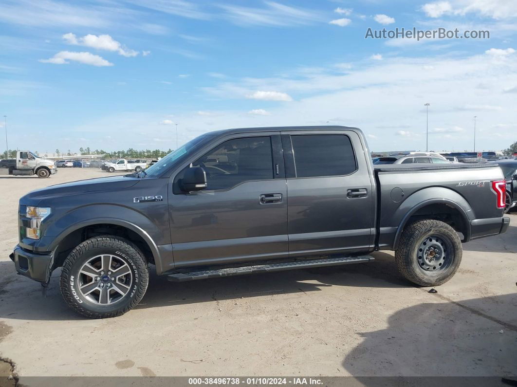 2017 Ford F-150 Xlt Gray vin: 1FTEW1EF1HFC90037