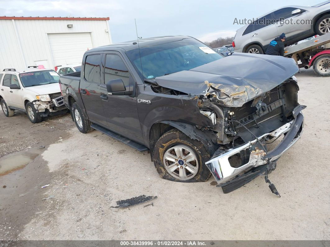 2017 Ford F-150 Xlt Gray vin: 1FTEW1EF1HKD06387