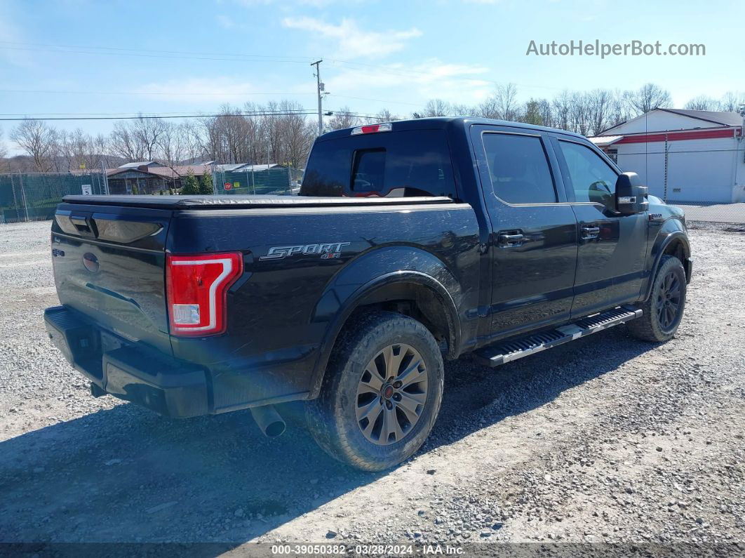 2017 Ford F-150 Xlt Black vin: 1FTEW1EF2HFB88102