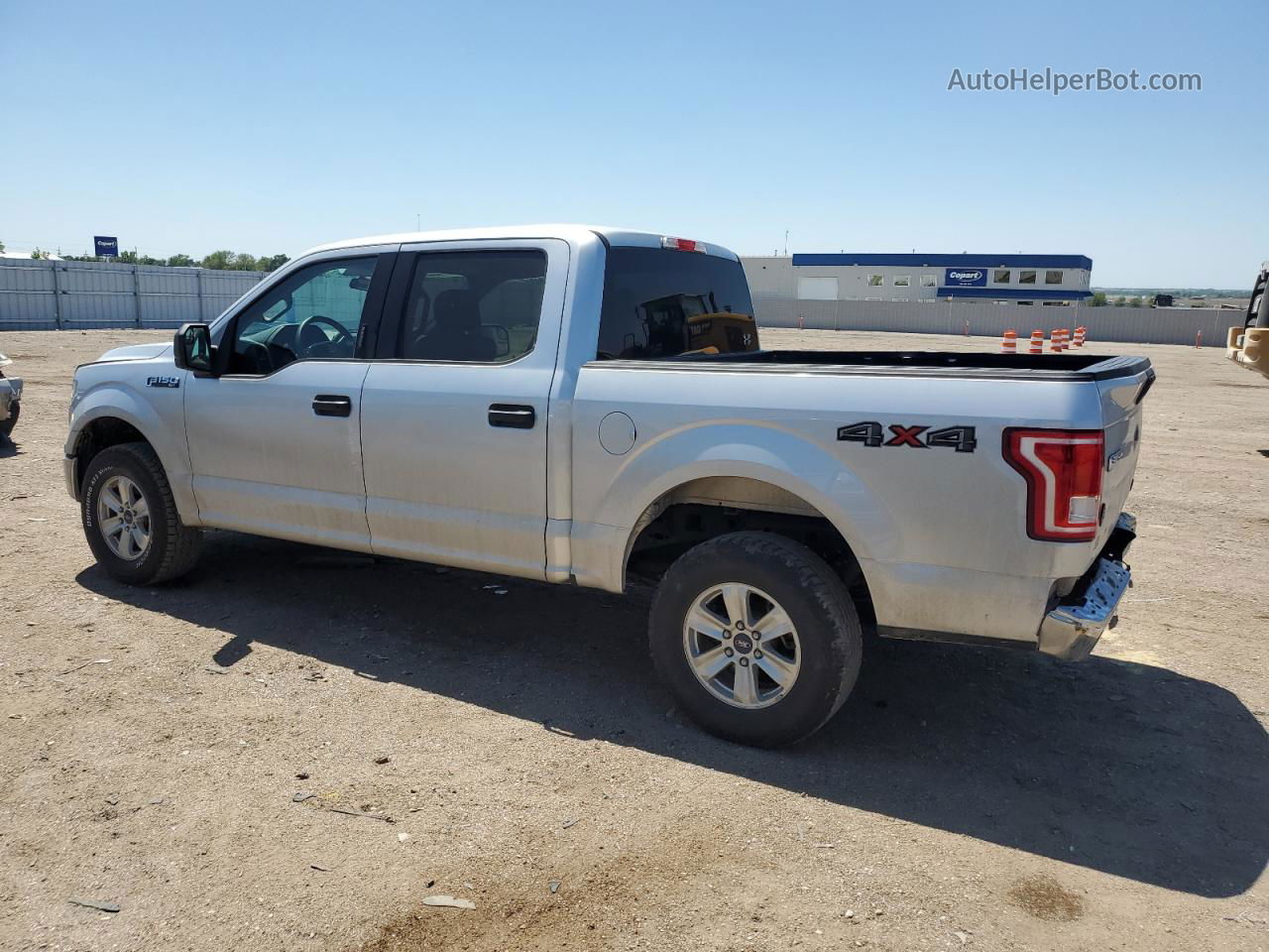 2017 Ford F150 Supercrew Silver vin: 1FTEW1EF2HKD00534