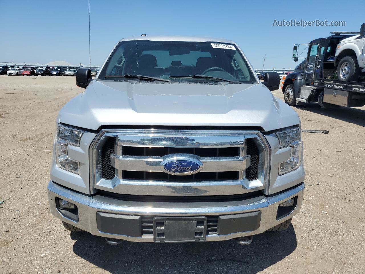 2017 Ford F150 Supercrew Silver vin: 1FTEW1EF2HKD00534