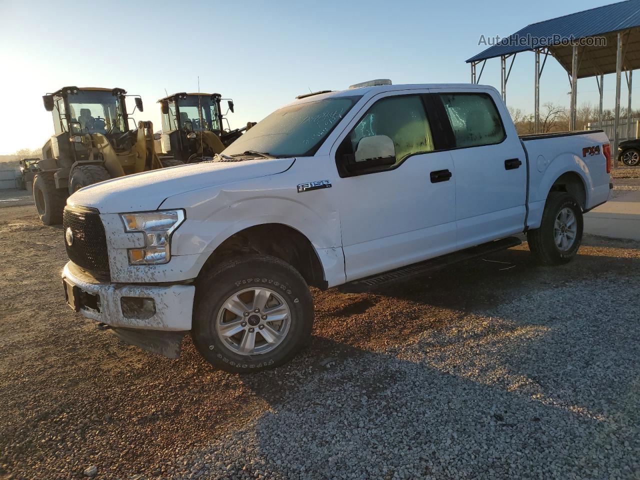 2017 Ford F150 Supercrew White vin: 1FTEW1EF2HKD08441