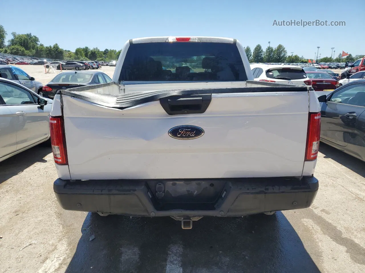 2017 Ford F150 Supercrew White vin: 1FTEW1EF2HKD55369