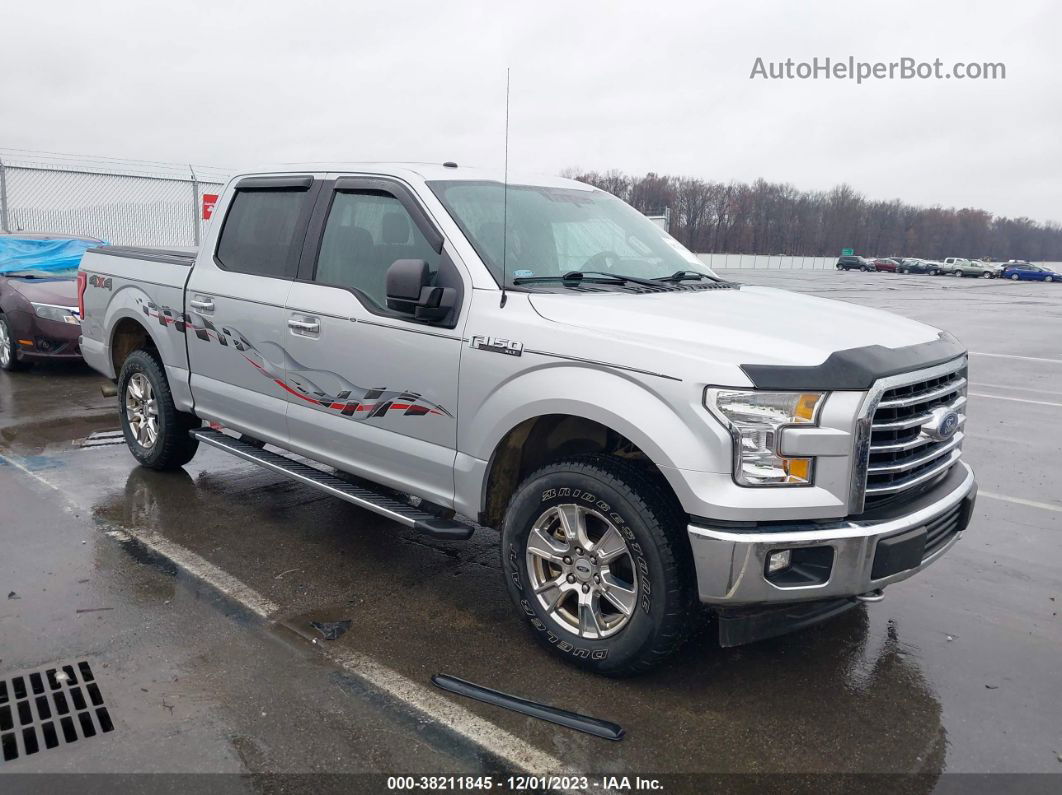 2017 Ford F-150 Xlt Silver vin: 1FTEW1EF2HKD57297